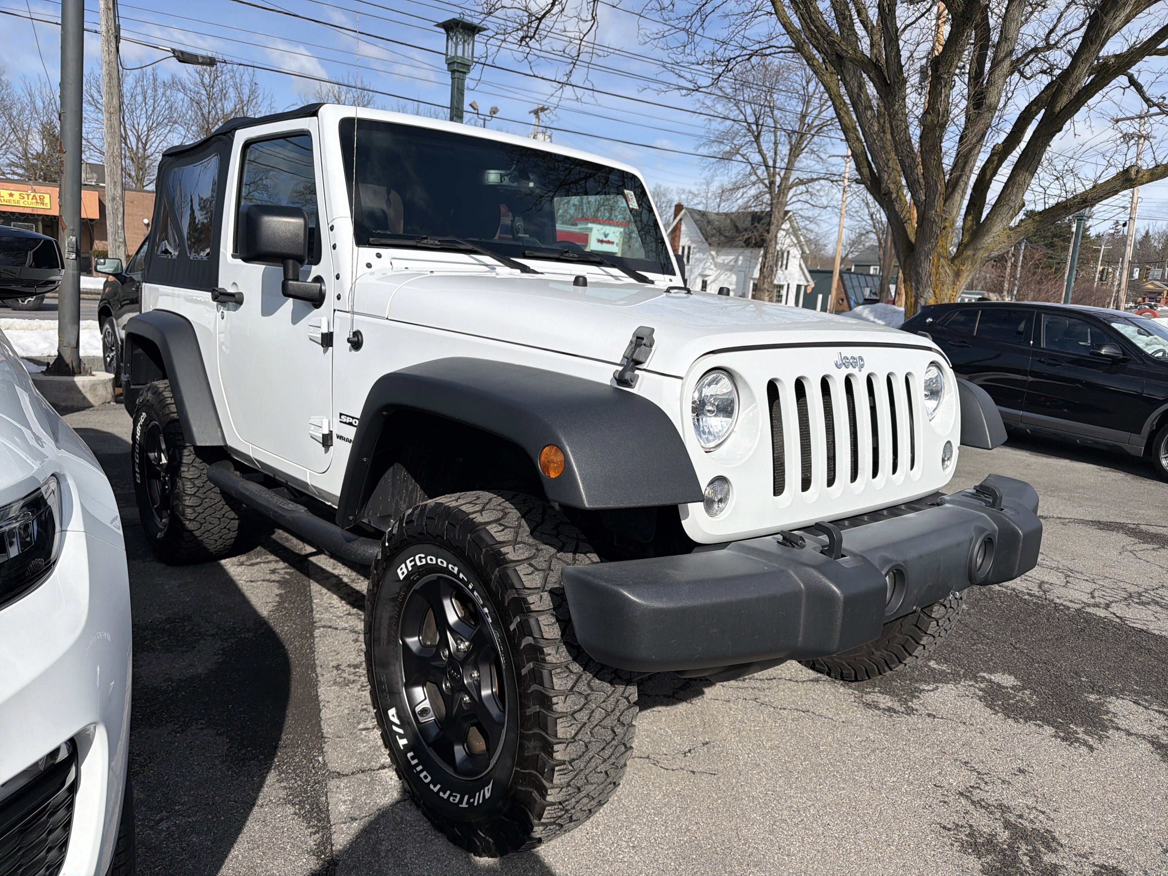 Used 2018 Jeep Wrangler JK Sport S with VIN 1C4AJWAG4JL818170 for sale in Fayetteville, NY