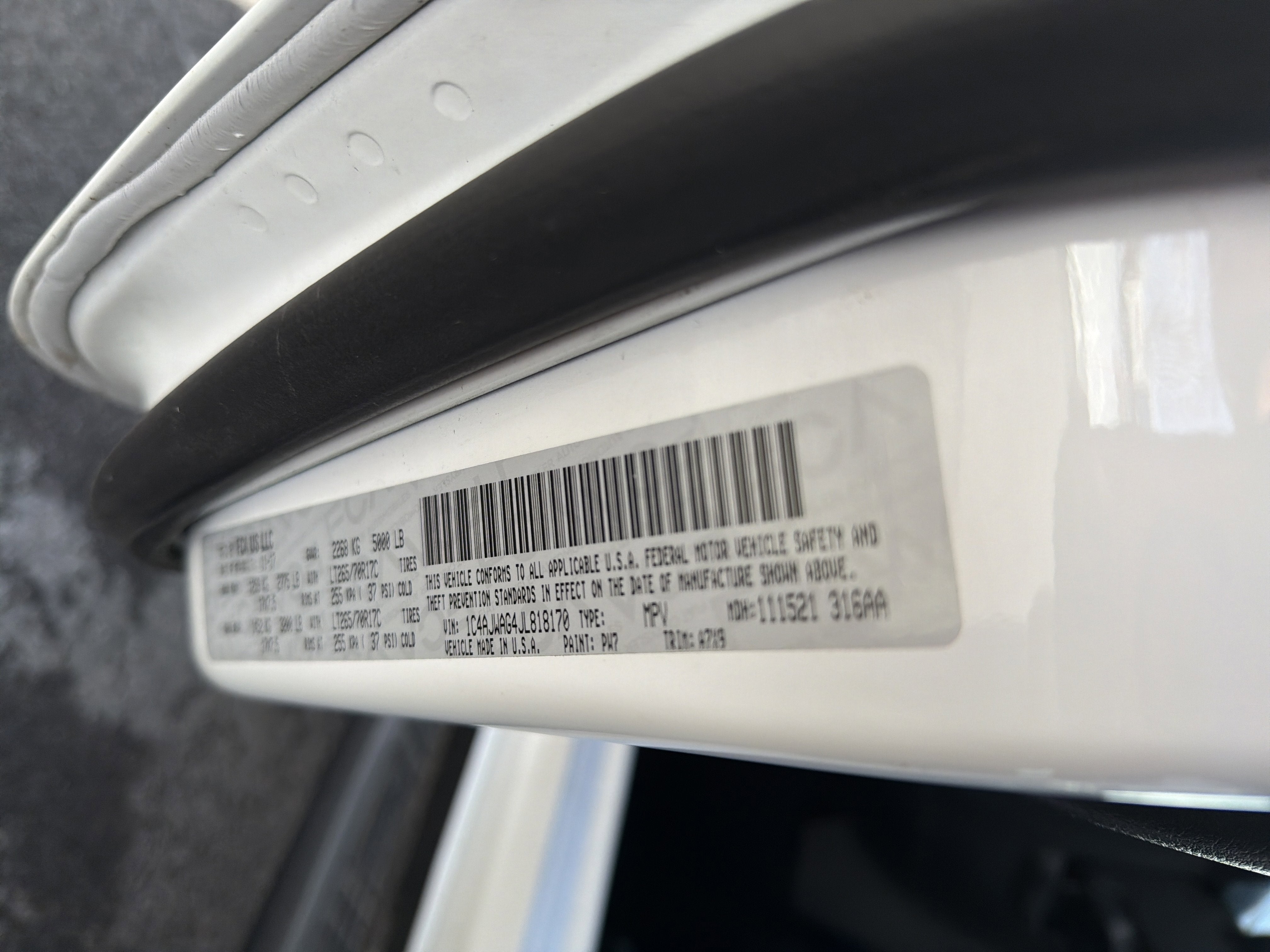 2018 Jeep Wrangler JK Sport S