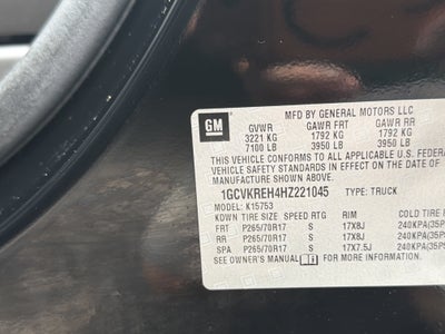 2017 Chevrolet Silverado 1500 LT