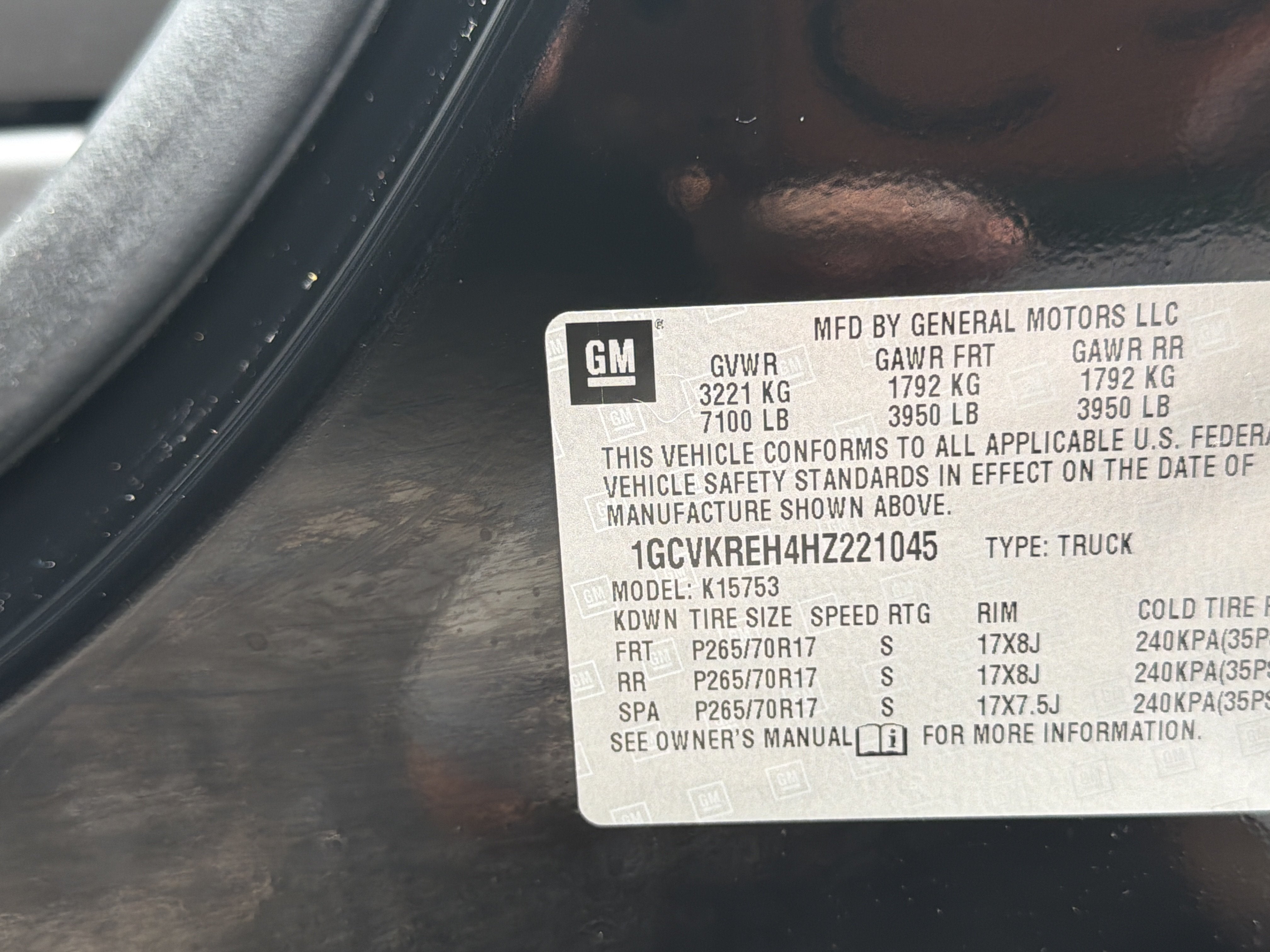 2017 Chevrolet Silverado 1500 LT