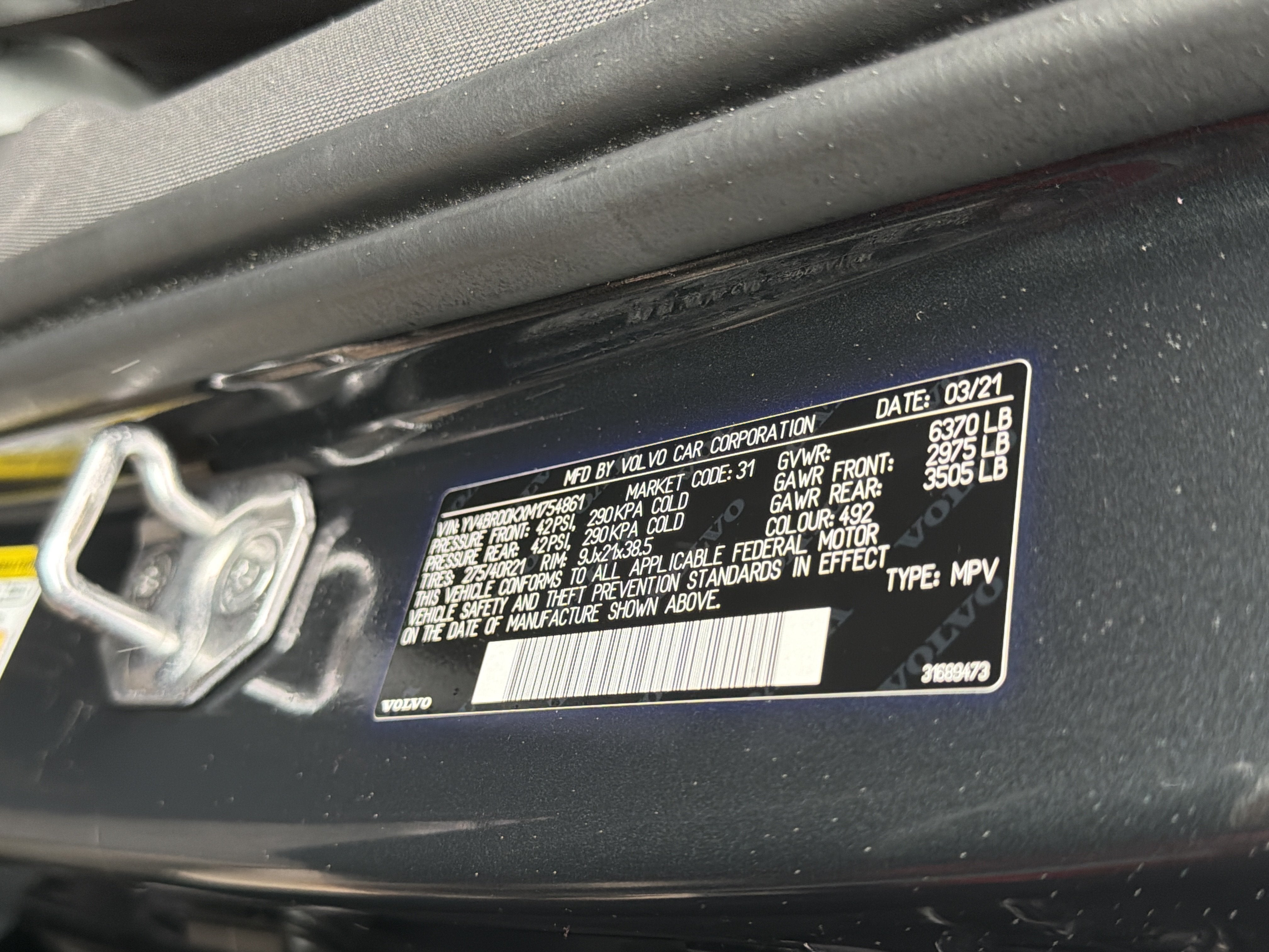 2021 Volvo XC90 Base